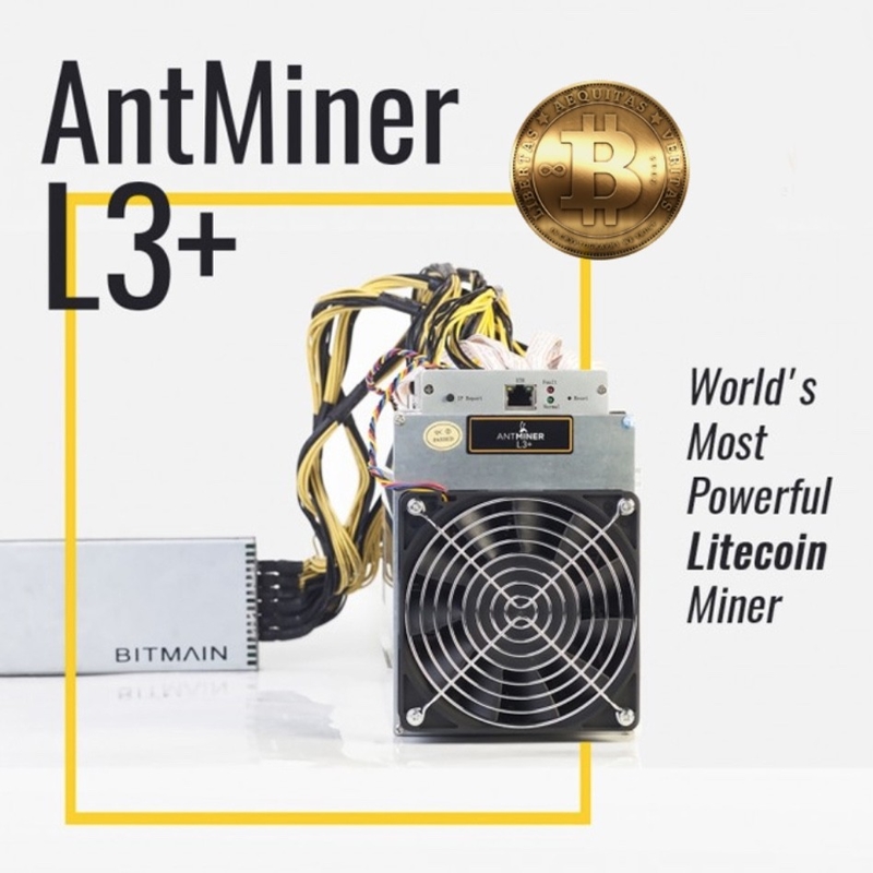 Scrypt鉱山Asic Bitmain Antminer L3+ 504MH/S 800W 35cm*13cm*19cm